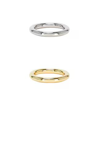 SHASHI Connor Ring Set in Gold & Silver from Revolve.com | Revolve Clothing (Global)