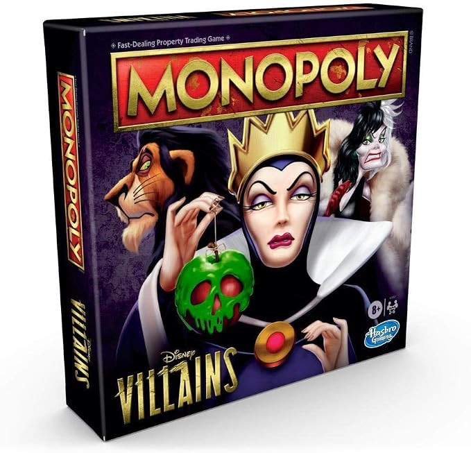 Monopoly: Disney Villains Edition Board Game for Kids Ages 8 and Up, Play as a Classic Disney Vil... | Amazon (US)