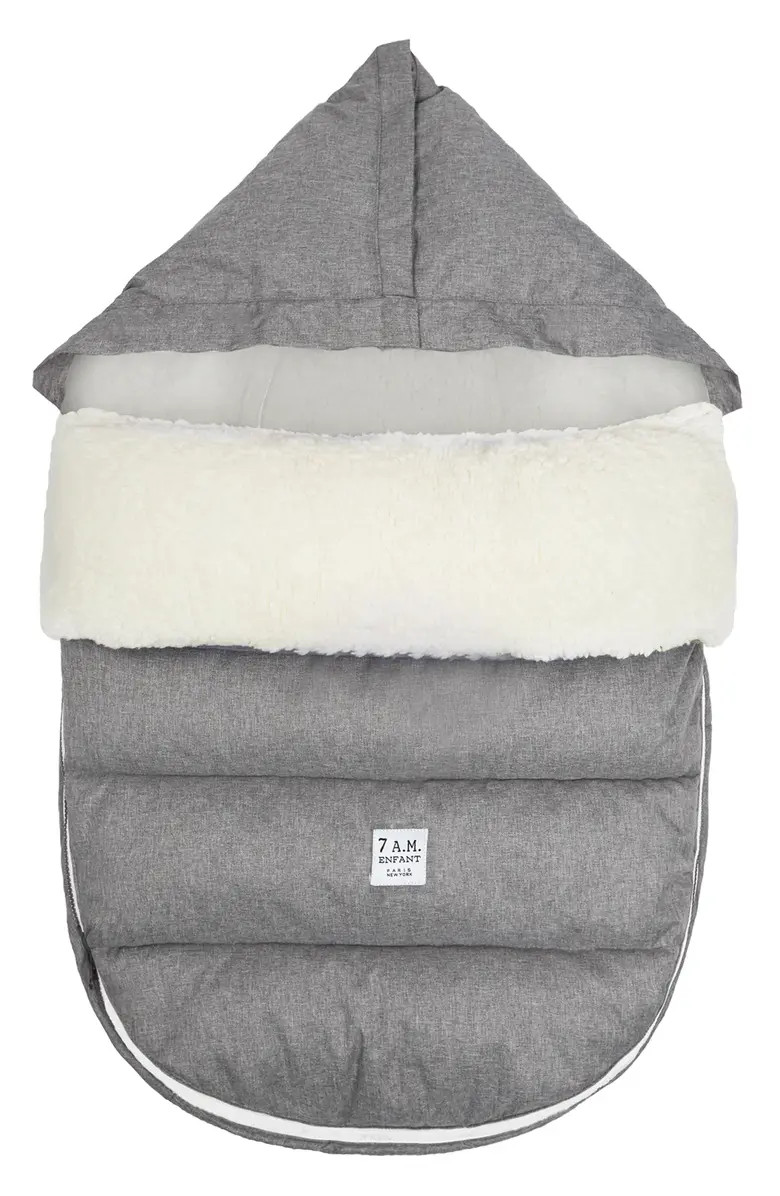 7 A.M. Enfant LambPOD Water Repellent Faux Shearling Car Seat/Stroller Bunting | Nordstrom | Nordstrom