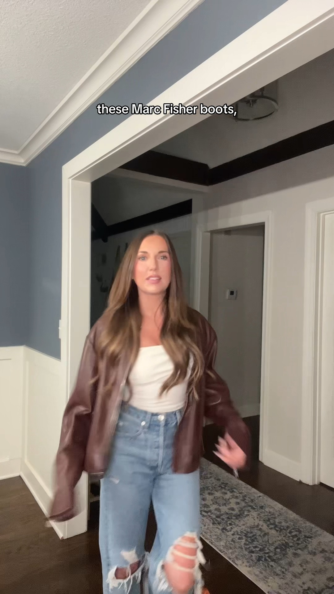 simple, everyday outfit 

Wearing XS in bodysuit and jacket and 24 in jeans 

#LTKgrwm #LTKootd #LTKPetite