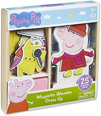 Peppa Pig Magnetic Wood Dress Up Puzzle (25 Piece) | Amazon (US)