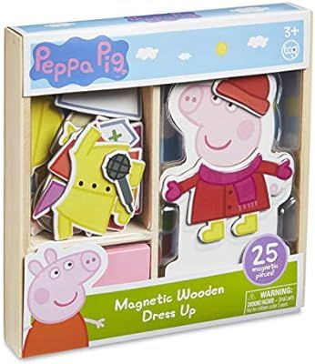 Peppa Pig Magnetic Wood Dress Up Puzzle (25 Piece) | Amazon (US)