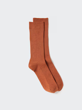 Men's Colorful 50 Socks Orange US8-US11 UNIQLO US | UNIQLO (US)