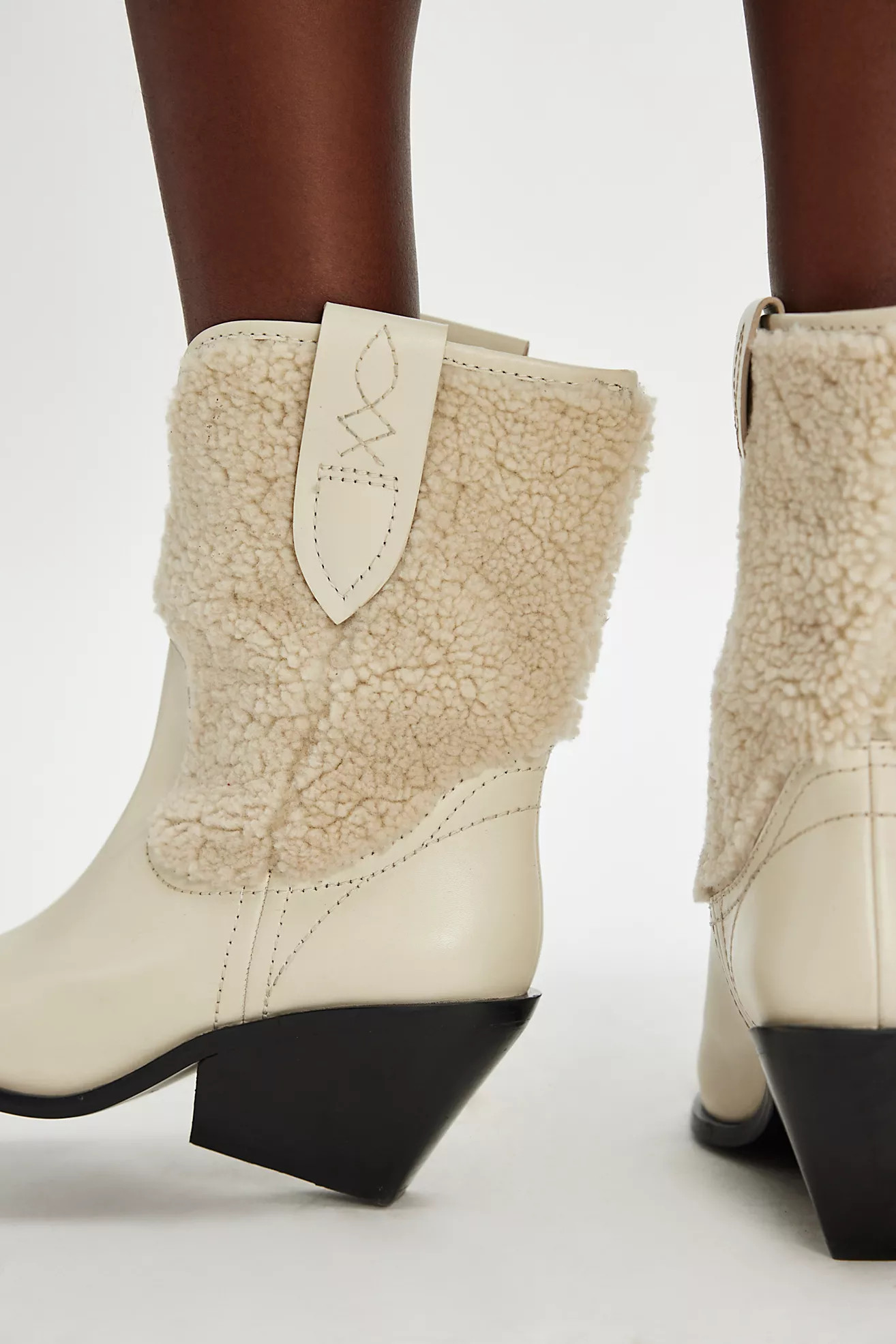 Pitchfork Point Shearling Boots | Free People (Global - UK&FR Excluded)