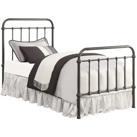 Coaster Company Gianna Metal Bed Twin Bed, Dark Bronze | Walmart (US)