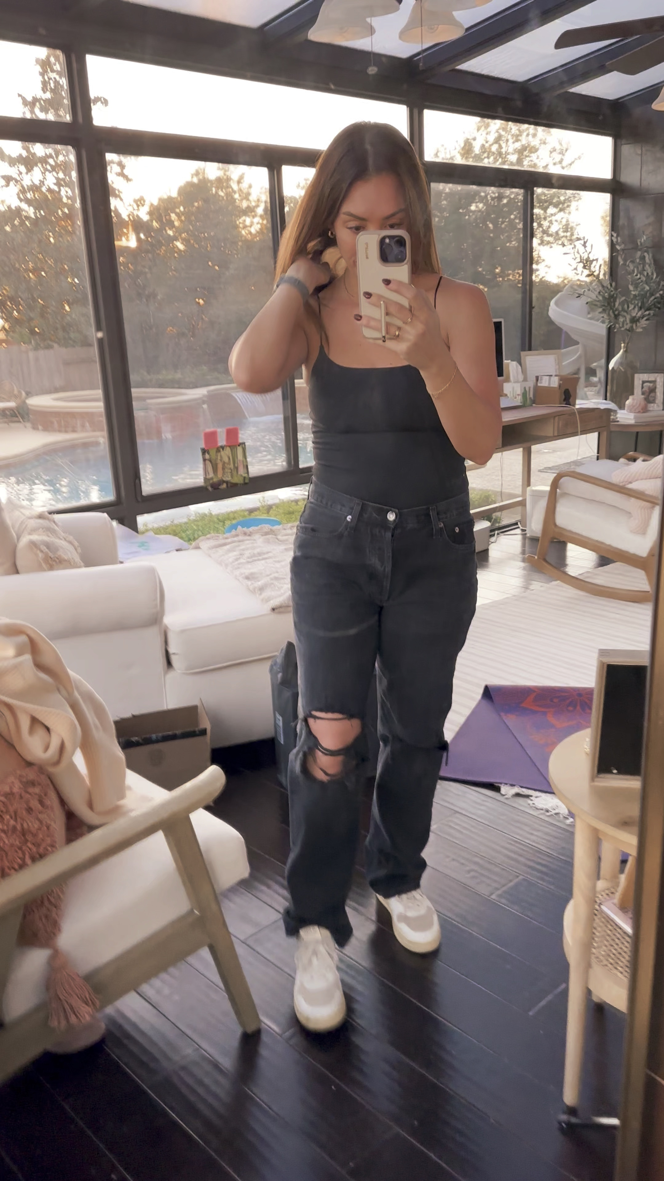 Love these agolde midrise jeans- as a mom, I love a midrise jean way better than a high-rise jean!

#LTKCyberWeek #LTKSeasonal #LTKstyletip