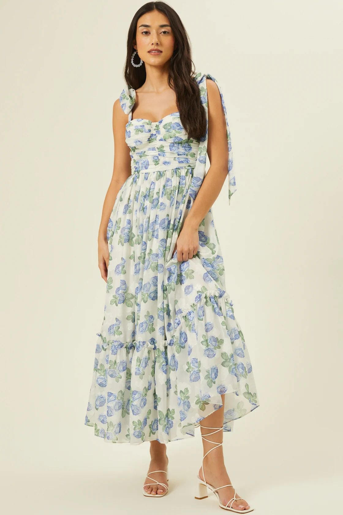 Aria Ruched Maxi Dress | Altar'd State