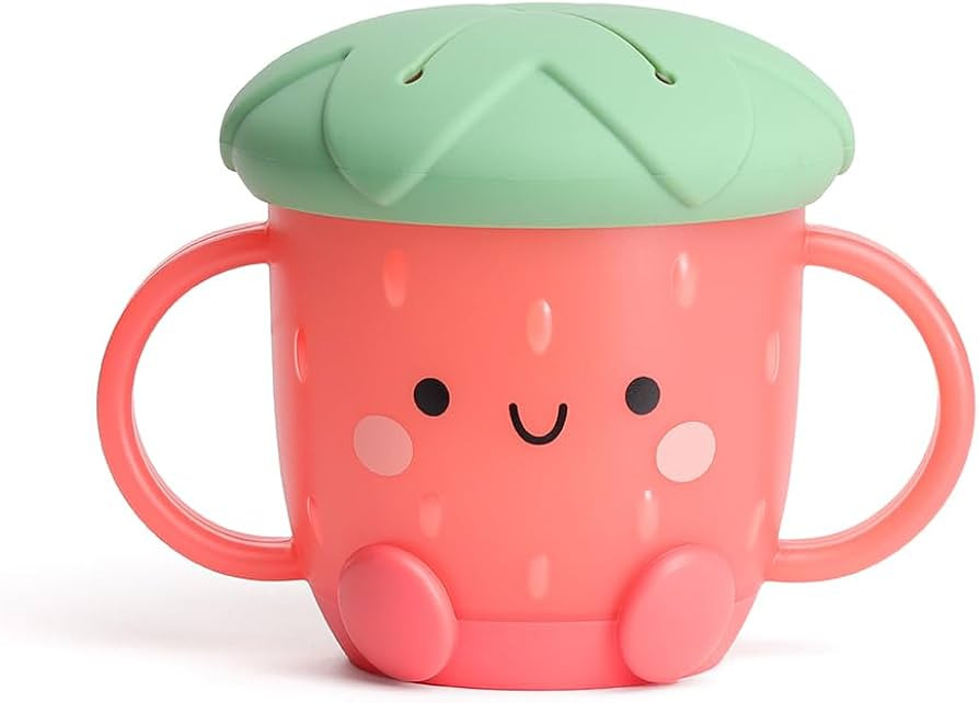 Itzy Ritzy Toddler Snack Cup - Spill-Proof Snack Cup for Toddlers with Soft Silicone Lid for Easy... | Amazon (US)