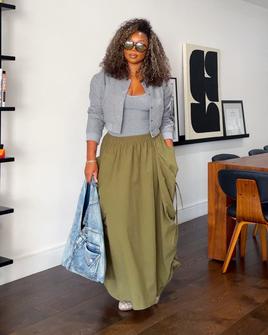 styling bomber jackets is my favorite thing!! 
5’9 200 lbs wearing 
outfit 1 - medium tops + large skirt 
outfit 2 — medium tops + 12 long jeans 
outfit 3 — medium tops + xlarge skirt 
outfit 4 — medium tops + large tall pants 

#LTKMidsize #LTKStyleTip #LTKFindsUnder100