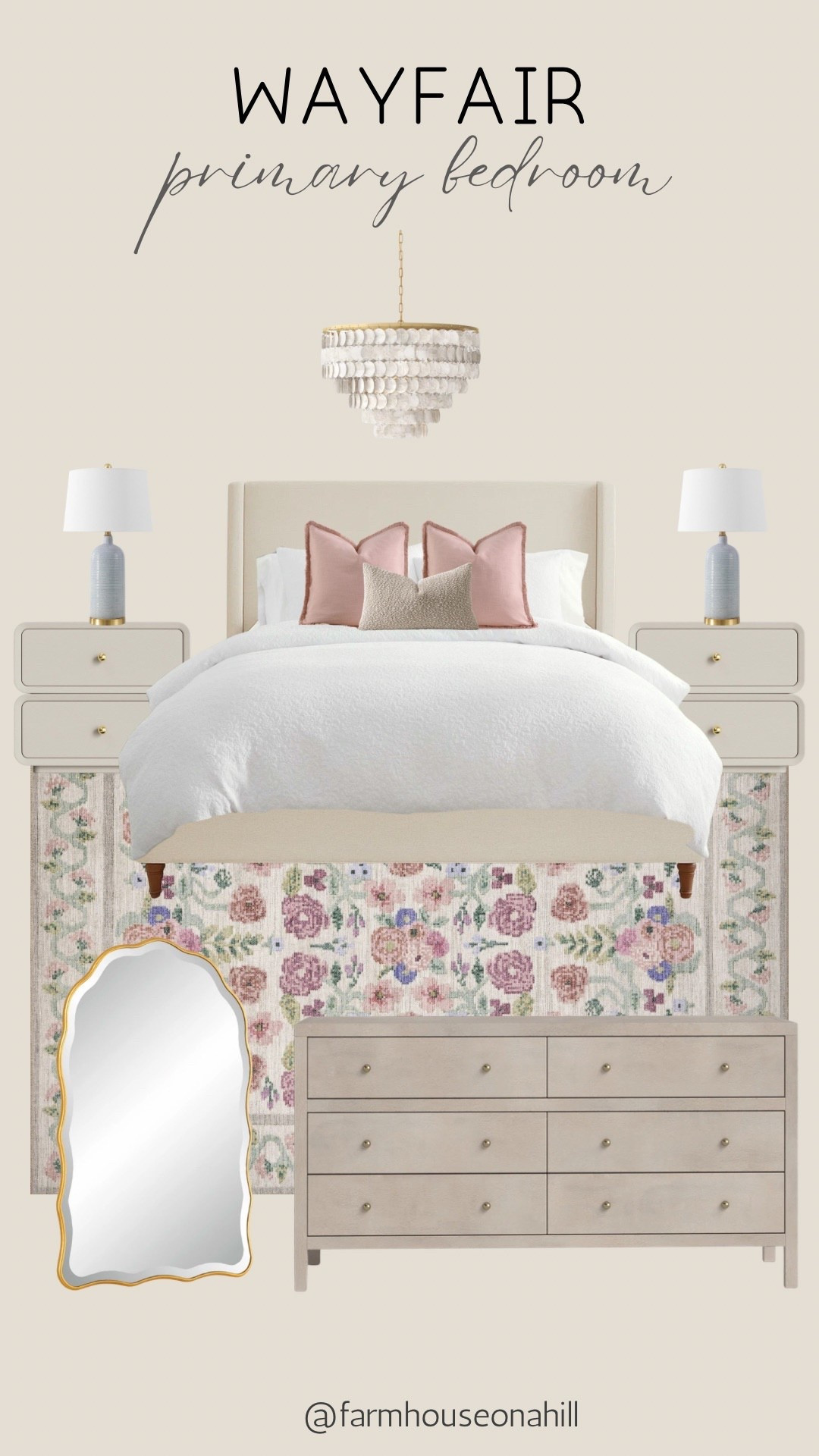 Spring primary bedroom refresh 

Girls room 
Home decor 
Floral rug 

#LTKFindsUnder100 #LTKHome #LTKSeasonal