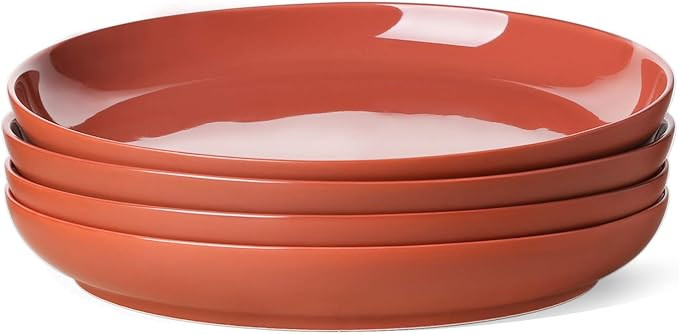LE TAUCI Dinner Plate 9 inch，Ceramic Salad plate sets for Pasta, Risotto, Fluffiest, Pancakes, ... | Amazon (US)