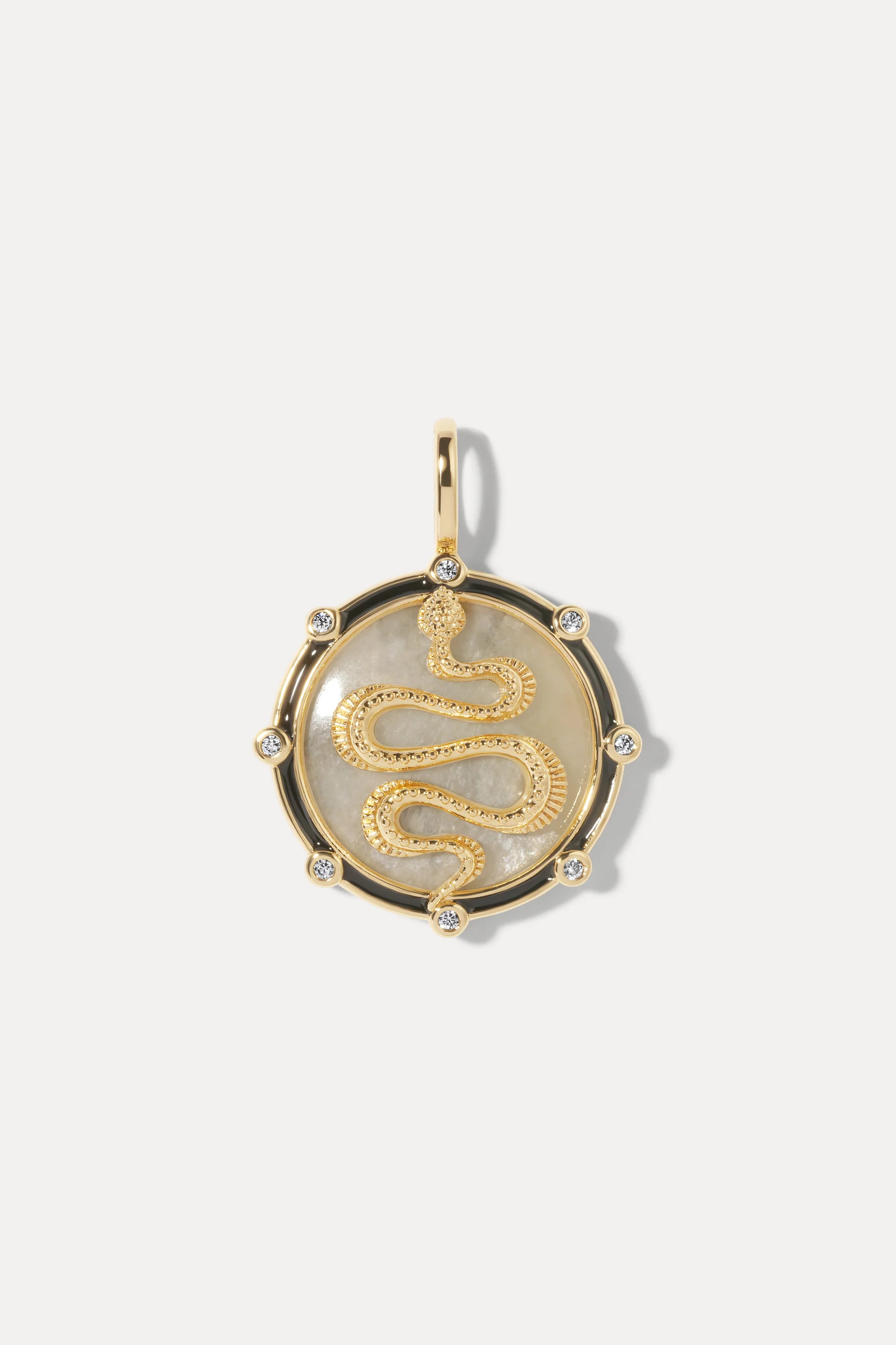 Moonstone Snake Charm | Miranda Frye Inc.