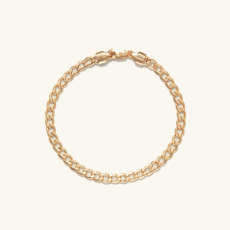 Flat Curb Chain Bracelet | Mejuri Fine Crew