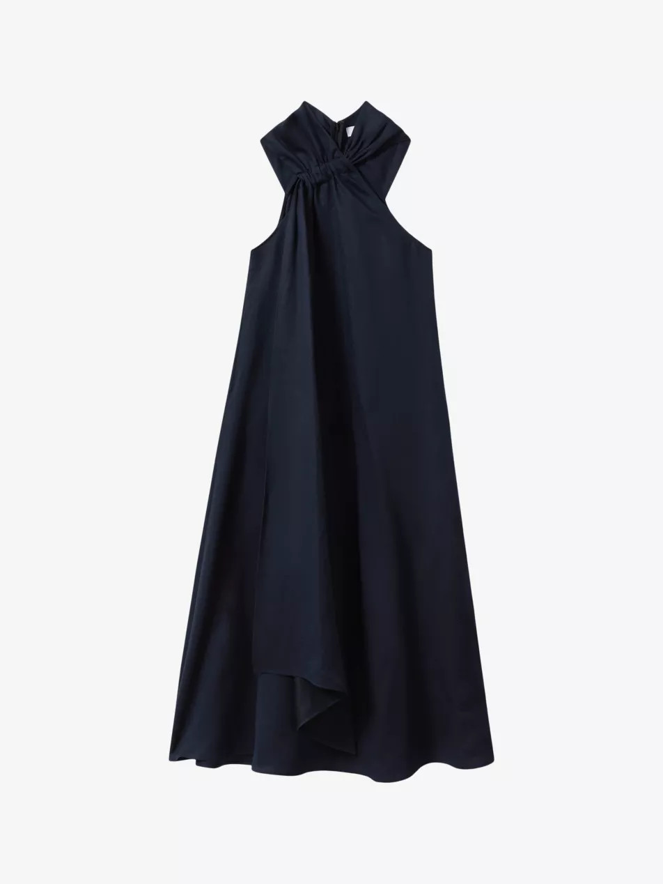 Cosette relaxed-fit halter-neck linen maxi dress | Selfridges