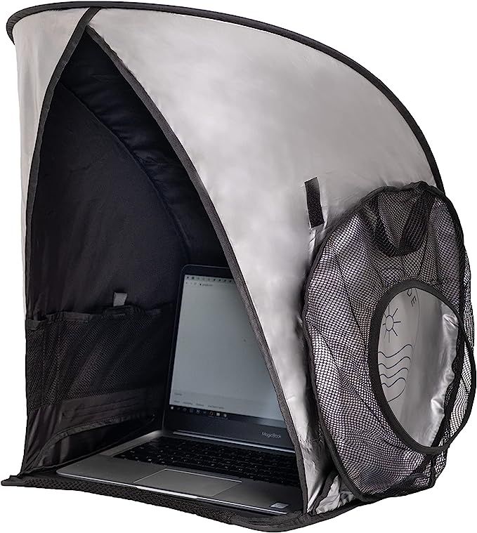 New Laptop Sun Shade for Working Outside | Heat & Light Reflective Fabric | Reduces Glare Outdoor... | Amazon (US)