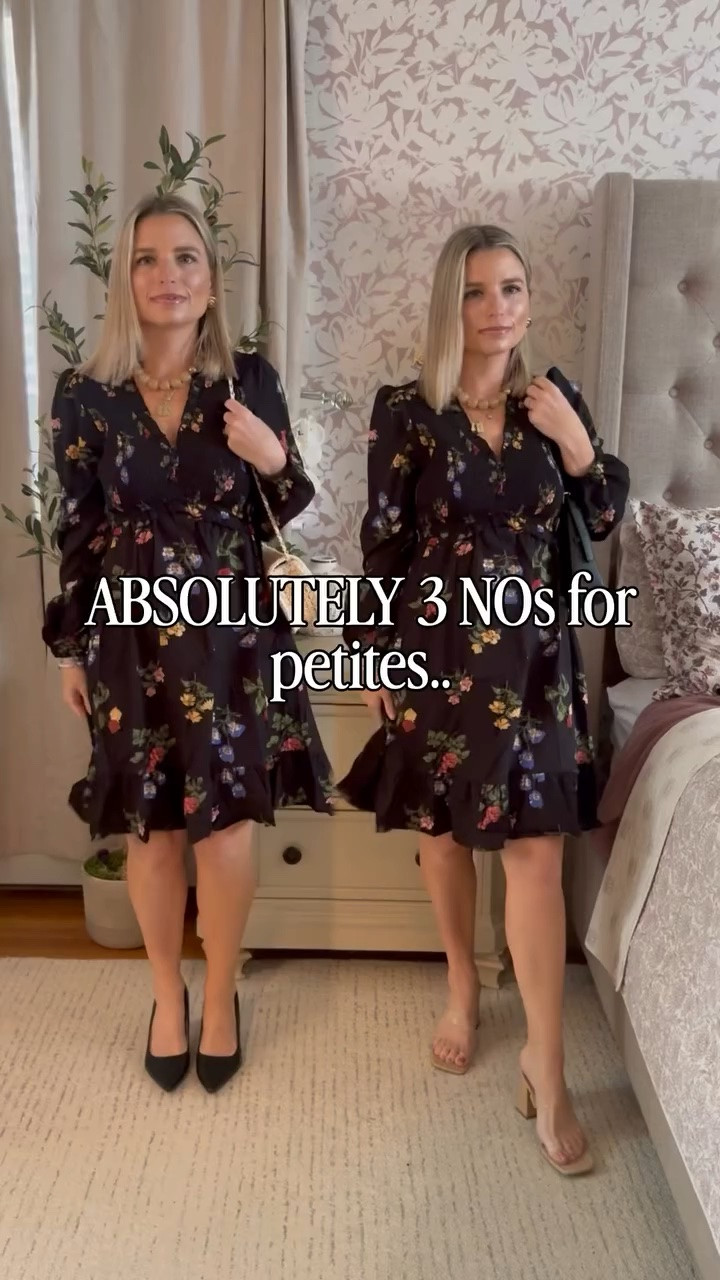 Comment PETITE for a 🔗 to everything! 🖤 

#petitestyle #petitetjps #petitehacks #styletips #stylehacks outfitinspo ootd summertime petitedress petitefriendly special occasion styling