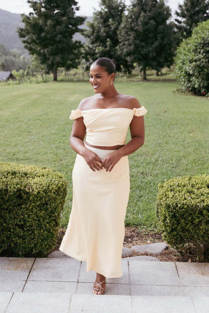 Arabella Two Piece Set - Butter Yellow | Petal & Pup (US)