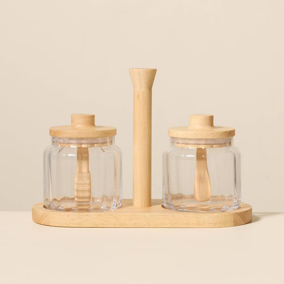 Glass Honey and Jam Serve Containers and Caddy - Hearth & Hand™ with Magnolia | Target