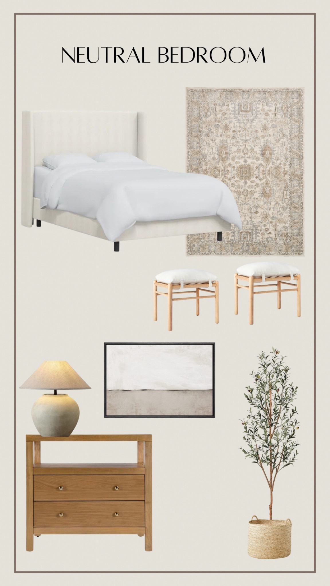 Neutral bedroom 🤍✨

#LTKhome #LTKstyletip #LTKfindsunder100