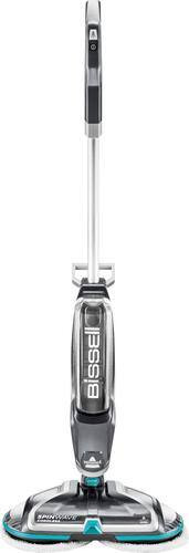 BISSELL - SpinWave Cordless Powered Mop - Titanium/Electric Blue | Best Buy U.S.