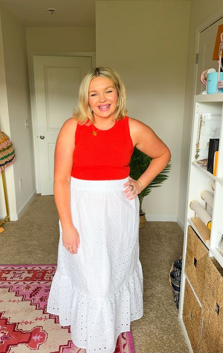 The maxi skirt trend might be my new fave and is just in time for all the summertime looks 🤍🍉☀️

Casual summer outfit ideas / summer fashion / maxi skirt / walmart fashion / affordable fashion 

#LTKStyleTip #LTKFindsUnder50 #LTKSeasonal