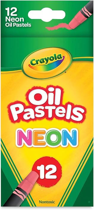 Crayola Oil Pastels, Assorted Neon Colors, Gift for Kids & Adults, 12 Count | Amazon (US)
