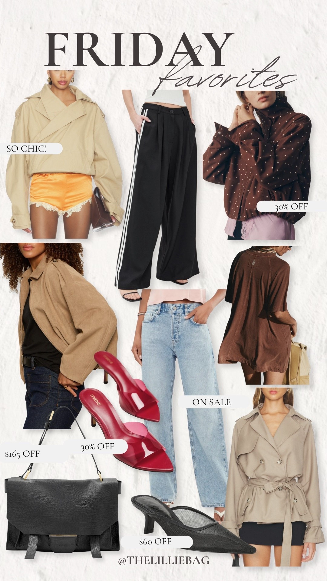 Friday Favorites 🤎

A little mix of everything I’m loving lately! From chic jackets and trending denim to designer-inspired accessories and major markdowns… these are the pieces catching my eye this week. 🙌 Which one are you adding to cart first?


Friday Favorites. Nordstrom Anniversary Sale. NSALE. Fall fashion. Neutral outfits. Women’s fashion. Fall jackets. Denim trends. Handbags. Shoes. Fall style inspiration. Capsule wardrobe.

#LTKSeasonal #LTKootd #LTKSaleAlert