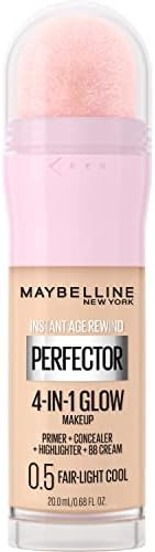 Maybelline New York Instant Age Rewind Instant Perfector 4-In-1 Glow Makeup, Fair/Light Cool | Amazon (US)