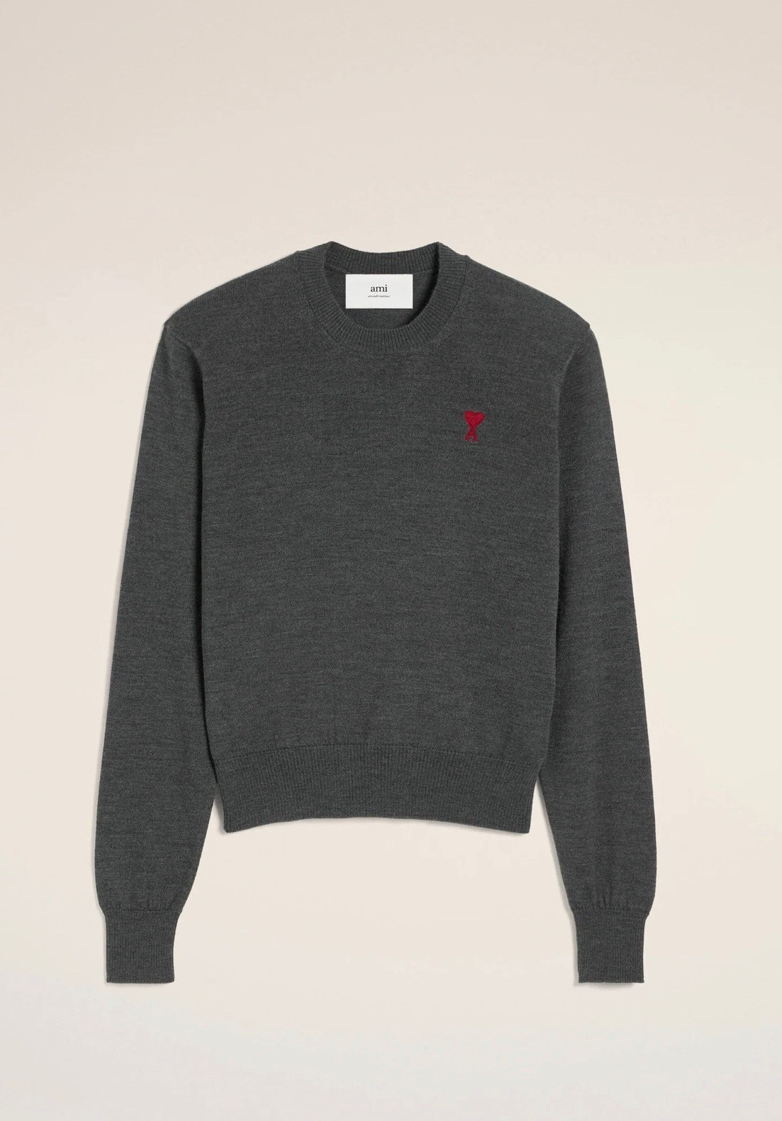 #AMIparis RED AMI DE COEUR CREW NECK SWEATER 

#LTKWorkwear #LTKootd #LTKSeasonal