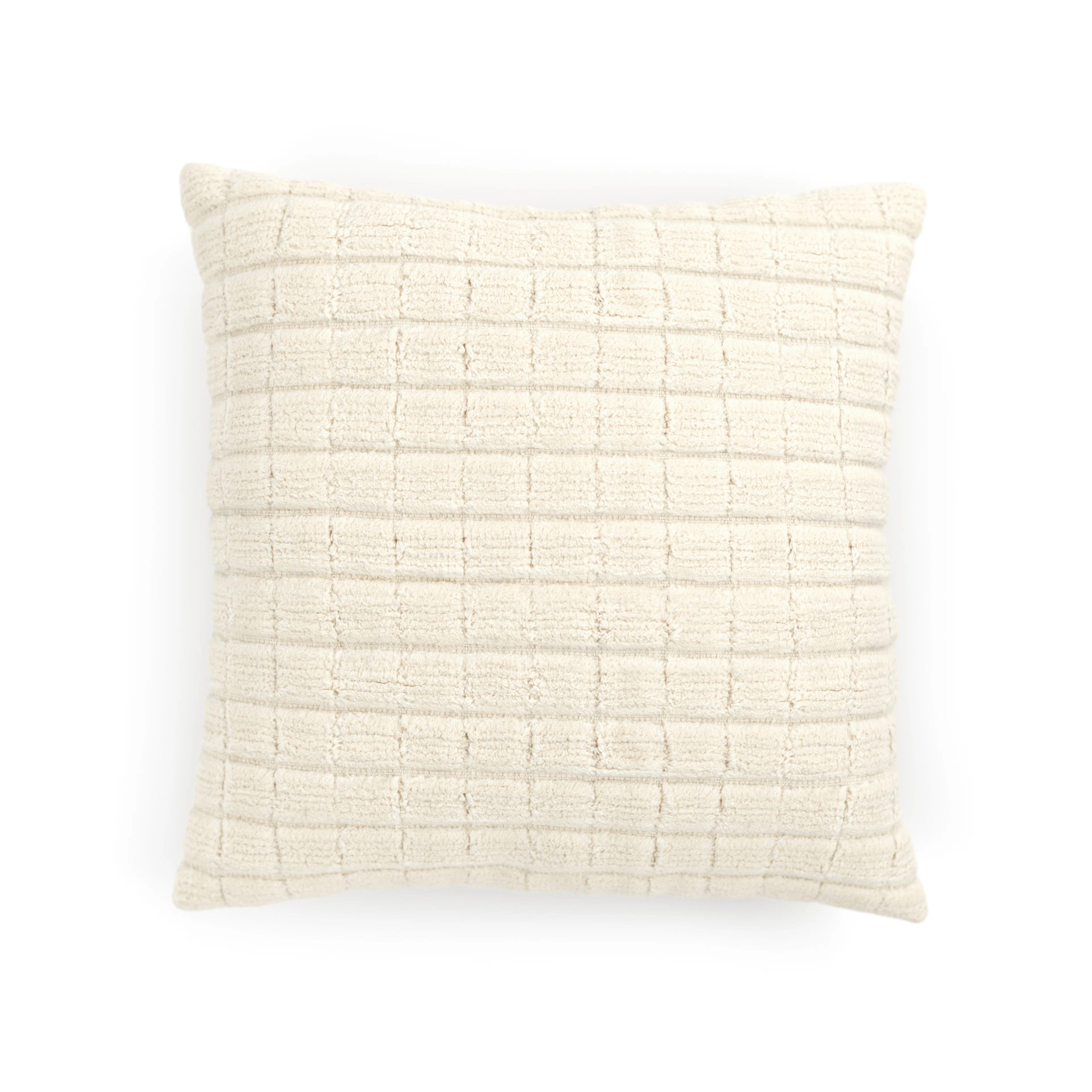 Carmine Pillow - Grid White | Article