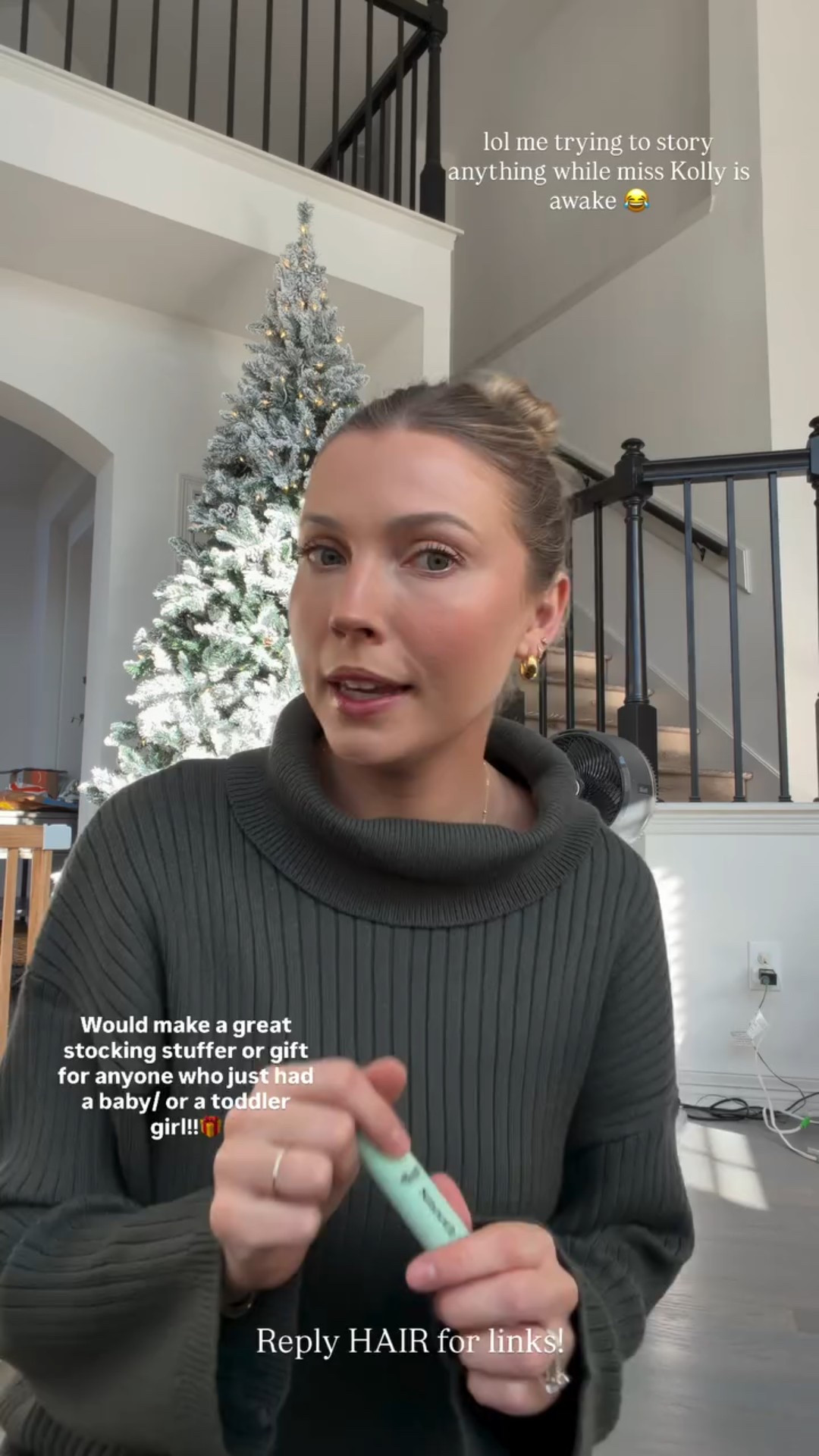 lol me trying to story anything while miss Kolly is awake 😂 Would make a great stocking stuffer or gift for anyone who just had a baby/ or a toddler girl!!🎁

#LTKgrwm #LTKHoliday #LTKGiftGuide