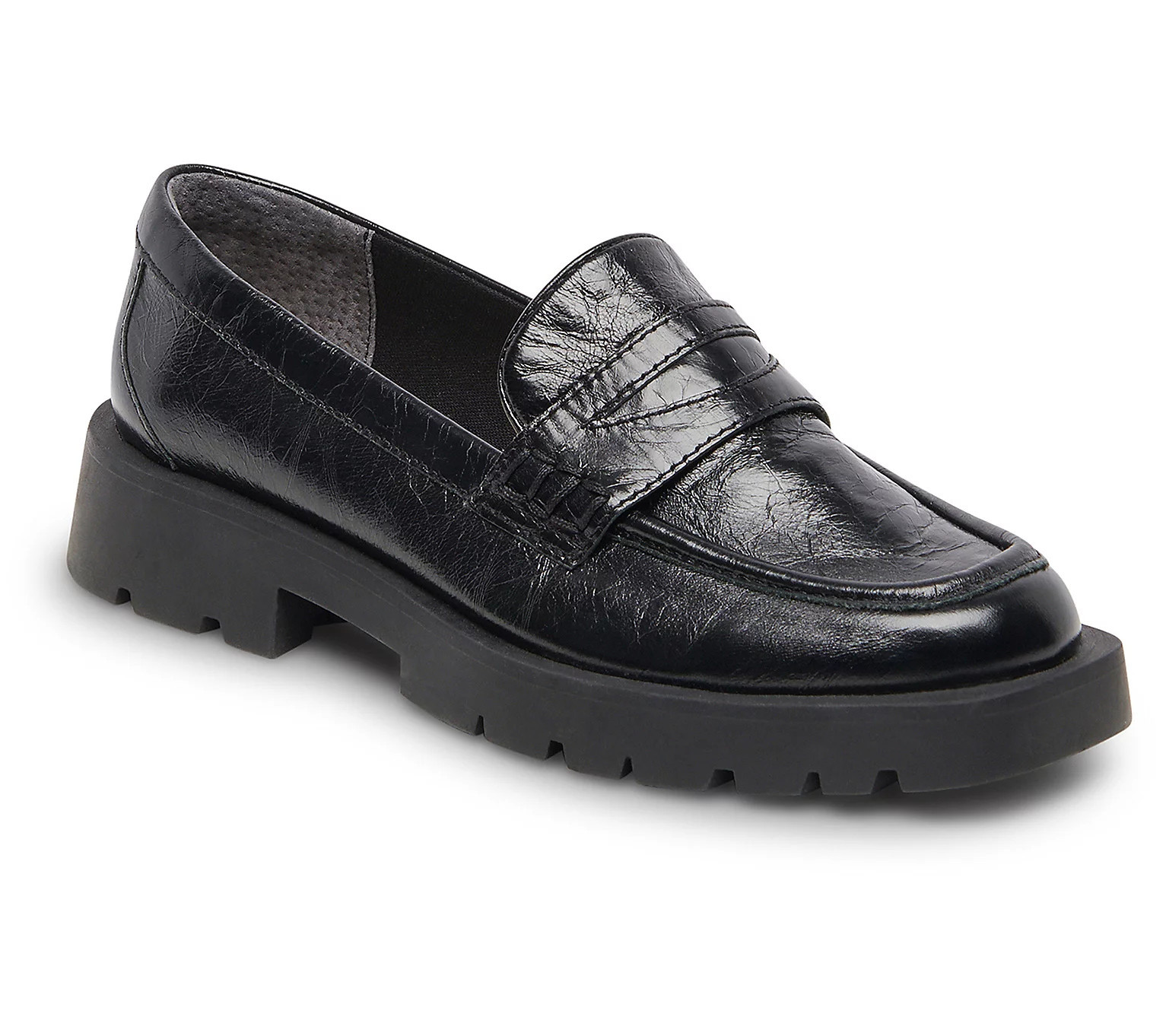 As Is Dolce Vita Leather or Suede Lug Loafers- Elias | QVC