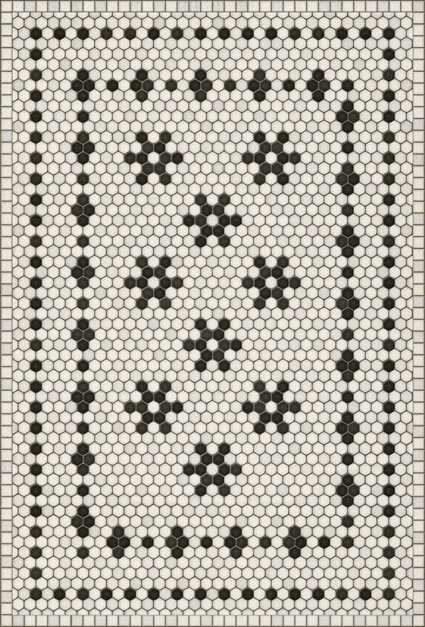 Mosaic Vintage Vinyl - Design B Area Rug | Rugs Direct