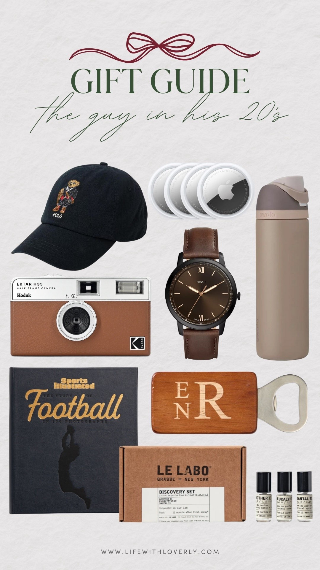 Love these gift ideas for a guy in his 20’s! Whether he’s sporty, polished, or practical there is something for everyone! 

Life with Loverly, gift ideas for him, gifts under 100 for him, college guy gifts, 2025 best gifts for men 

#LTKMens #LTKGiftGuide #LTKFindsUnder100
