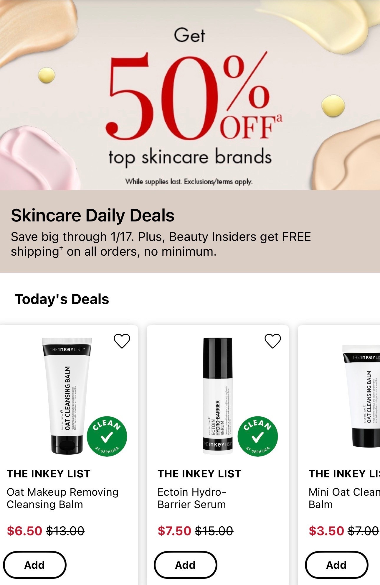 Today only 50% off INKEY list 

#LTKSaleAlert #LTKBeauty #LTKselfcare