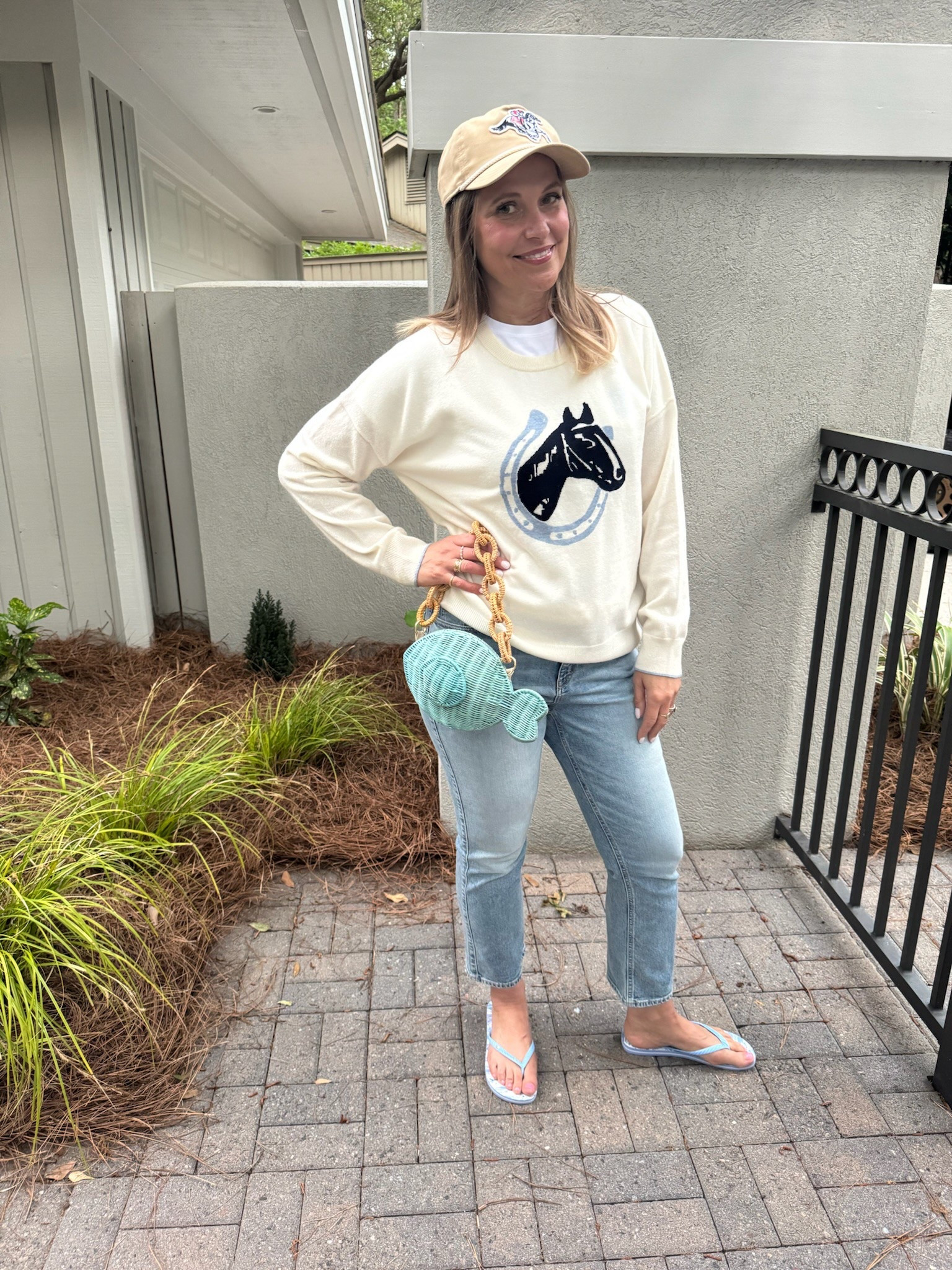 This cashmere horse sweater is currently on sale. Hurry before they are all gone! 

#LTKActive #LTKStyleTip #LTKSaleAlert