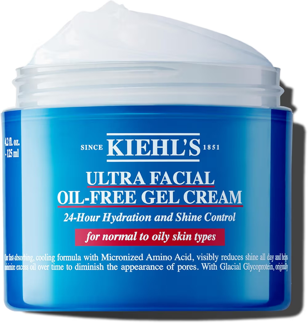 Kiehl's Ultra Facial Oil-Free Moisturizer, Shine-Reducing Gel Cream for Oily to Normal Skin, Hydr... | Amazon (US)