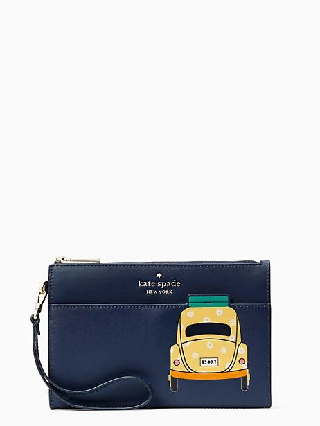 beep beep medium wristlet | Kate Spade Outlet