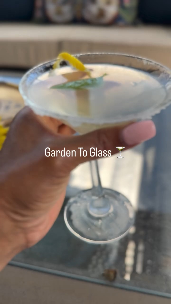 Today’s Harvest 🌱

Basil Lemon Drop Martini 🍸

Refreshing, Bright, Citrusy and soft honey sweetness with the smooth botanical finish of Hendricks Gin Ingredients

* 2 oz Hendrick’s Gin
* ¾ oz fresh lemon juice (about 1 medium lemon)
* ½ oz honey syrup* (recipe below)
* ¼ oz limoncello (optional, for extra lemon flavor)
* 3–4 fresh basil leaves
* 2–3 lemon mint leaves
* Ice

Honey Syrup
Mix equal parts honey and warm water until smooth. This blends much better than straight honey in a chilled cocktail.

Because we’re savoring the summer sis! 

Details on #ltk #summeressentials #lifestyle #happyhour #summercocktails