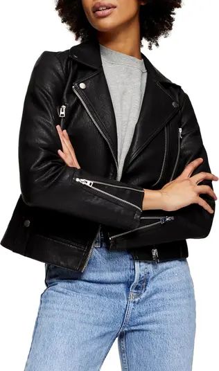 Fred Faux Leather Biker Jacket | Nordstrom