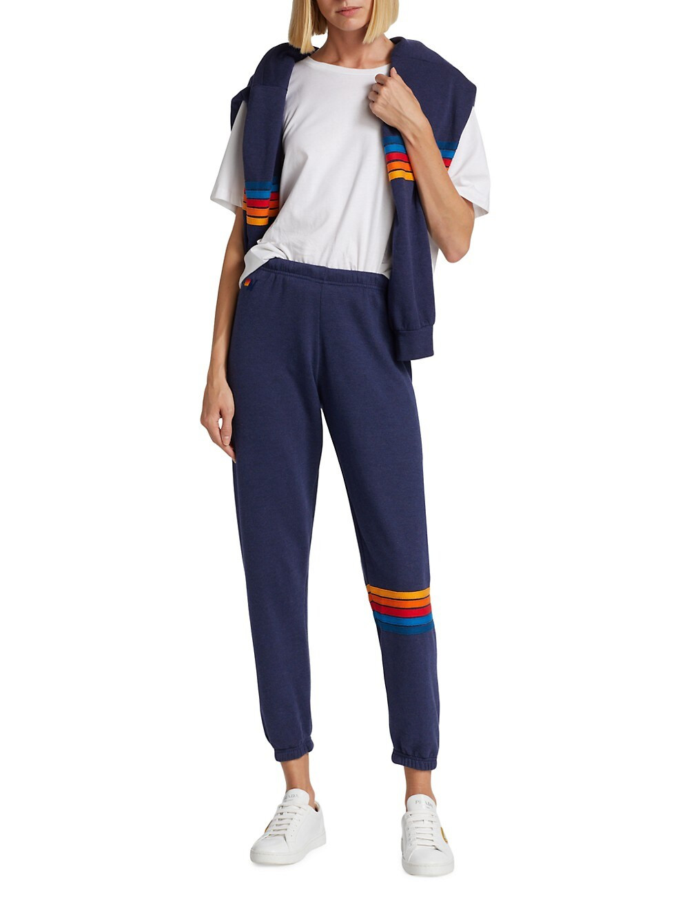 Aviator Nation Rainbow Stitch Sweatpants | Saks Fifth Avenue