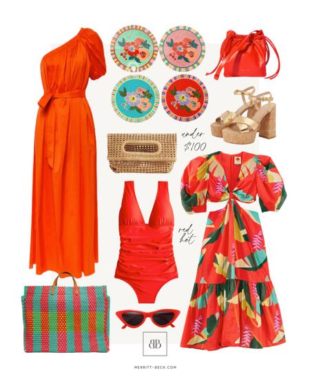 Punchy reds and tropical printed pieces to pack for your next island getaway 🌴❤️

#LTKtravel #LTKswim #LTKSeasonal