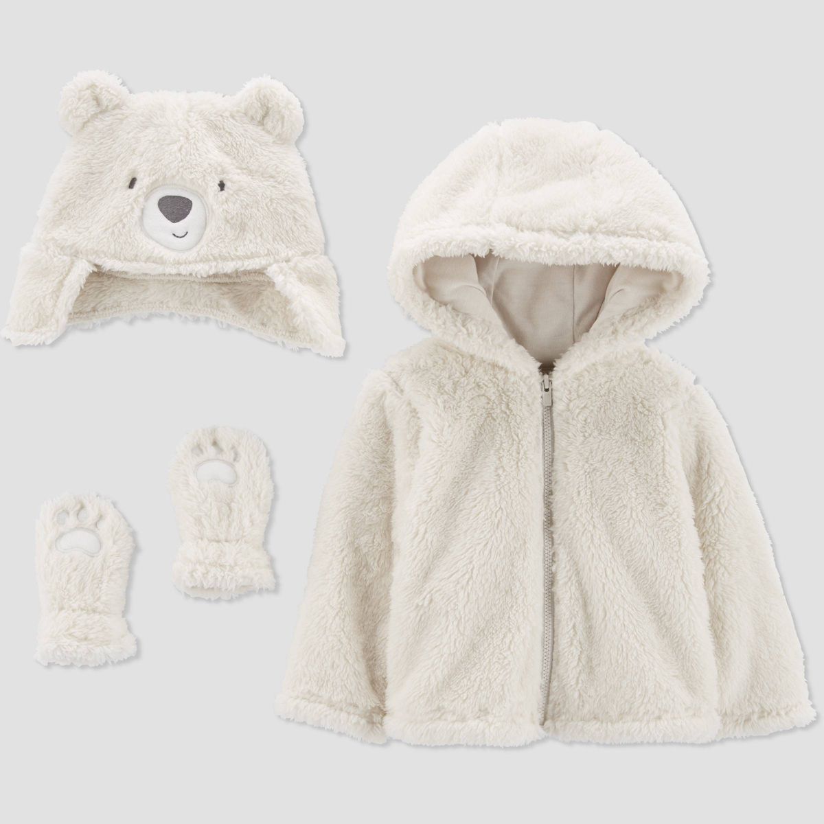 Carter's Just One You®️ Baby Bear Jacket - Cream | Target