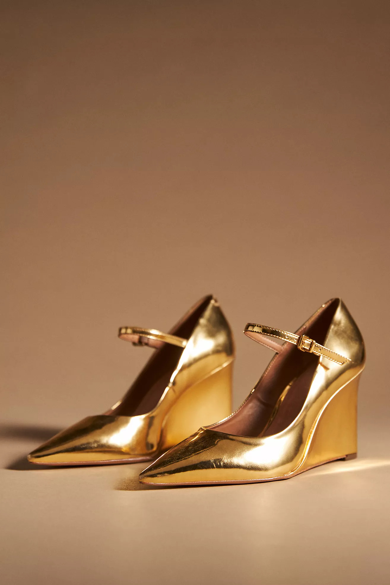The Sibley Mary Jane Wedge Heels | Anthropologie (US)