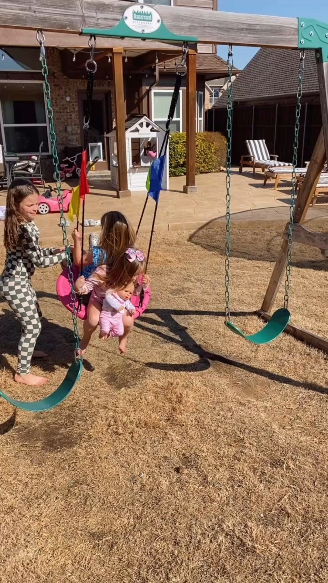 We needed to replace our baby swing that my littlest has outgrown and this one is perfection! The girls love it and it fits well between our other swings.

#LTKSpringSale #LTKBaby #LTKKids