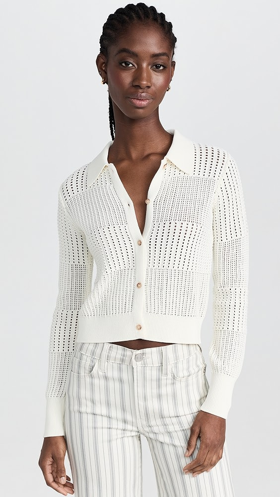 FRAME Shrunken Crochet Cardigan | Shopbop | Shopbop