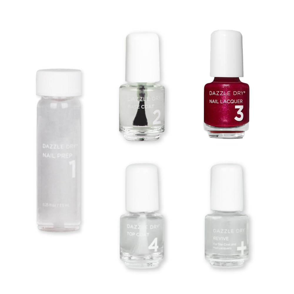 Dazzle Dry Mini Kit 4 Step System - Apple Of My Eye Mini Kit - A ruby red with magenta shimmer. F... | Amazon (US)