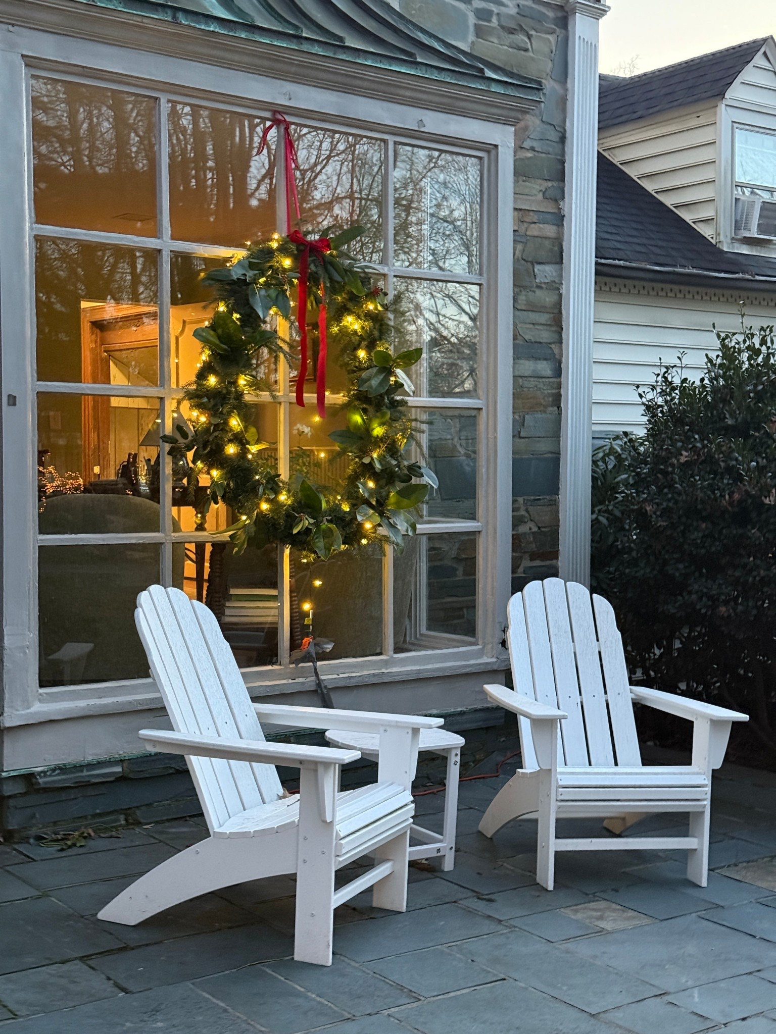 DIY giant Christmas wreath 