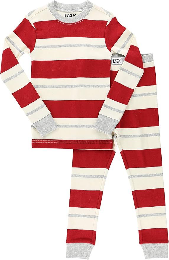 Family Matching Christmas Pajamas by LazyOne | Country Stripe Festive Holiday PJ's | Amazon (US)