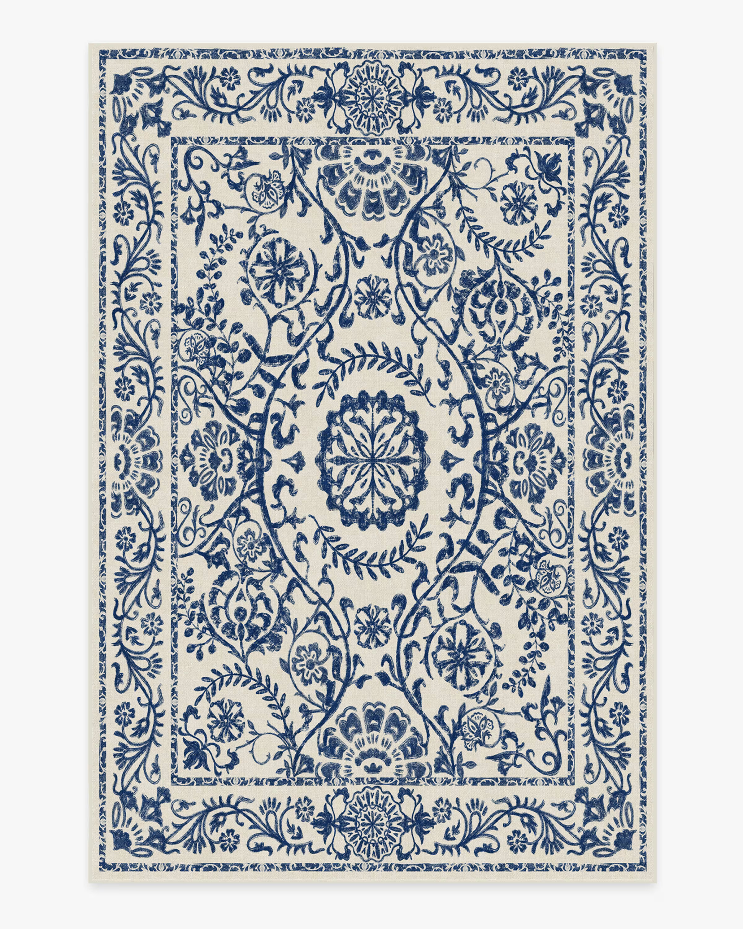 Delphina Delft Blue Rug | Ruggable